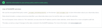Privacy Policy Snippet