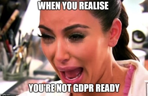 GDPR Not Ready Kim K Crying